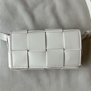 White cassette bag